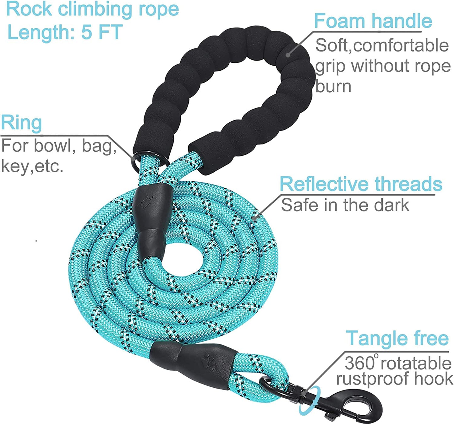 Martingale Dog Collar with Quick Release Buckle Reflective Dog Training Collars for Small Medium Large Dogs
