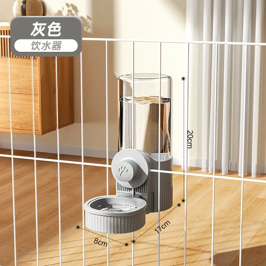 Cat Hanging Pet Water Dispenser Dog Water Supplies Hanging Cage Dog Basin Cat Bowl Automatic Feeder Water Bottle